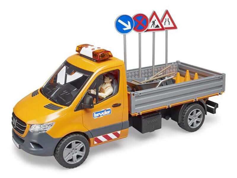 Bruder MB Sprinter Vůz údržby silnic s figurkou a příslušenstvím 1:16